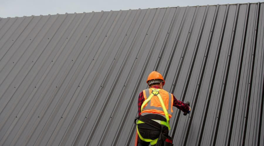 Professional metal roof installation services in Bedford, WY
